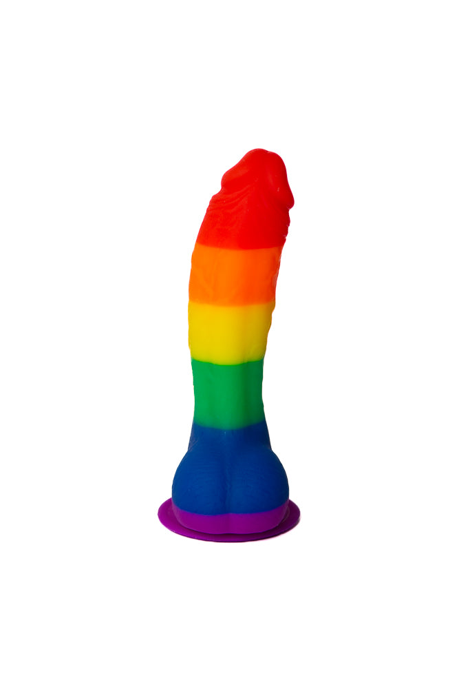 NS Novelties - Colours - Pride Edition - 6 Inch Dildo - Rainbow - Stag Shop