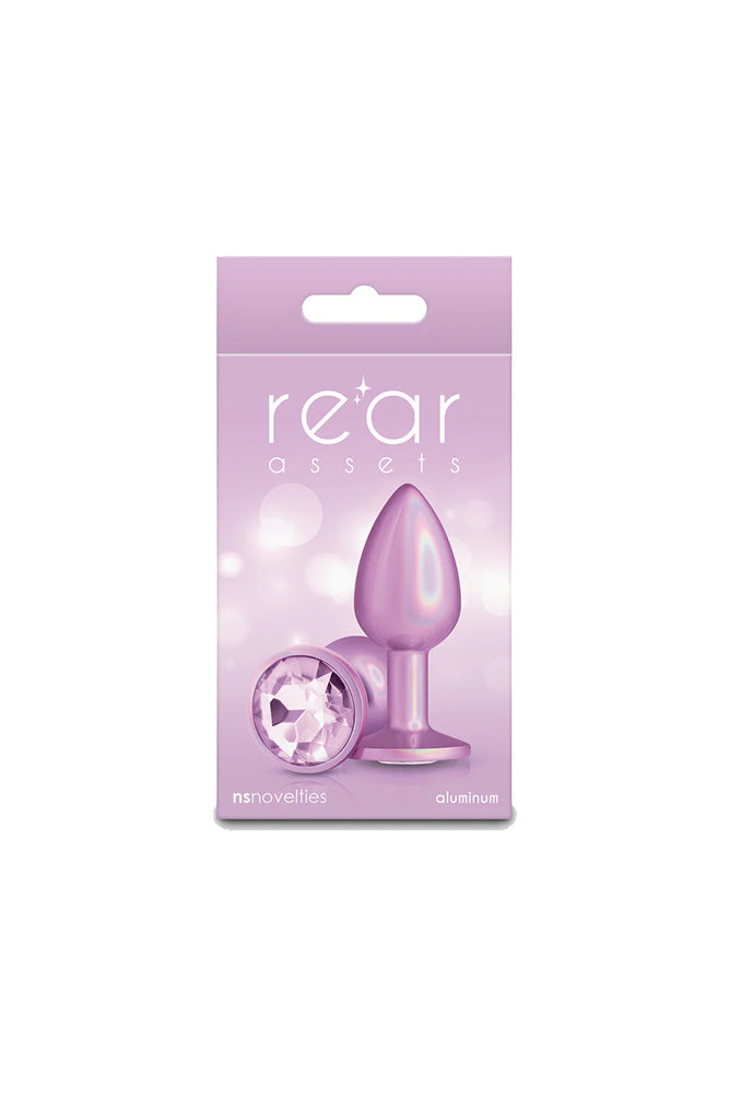 NS Novelties - Rear Assets - Iridescent Aluminum Butt Plug - Stag Shop