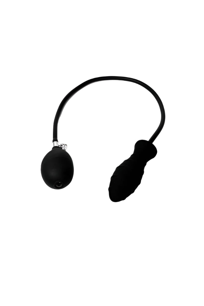 NS Novelties - Renegade - InflataPlay Inflatable Anal Plug - Black - Stag Shop