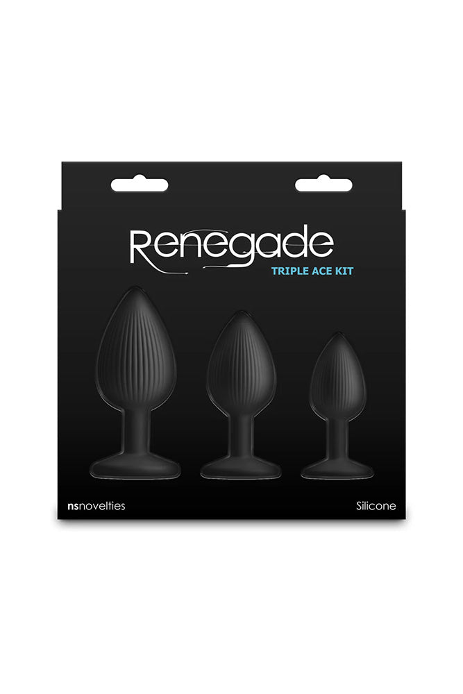 NS Novelties - Renegade - Triple Ace Anal Training Kit - Stag Shop