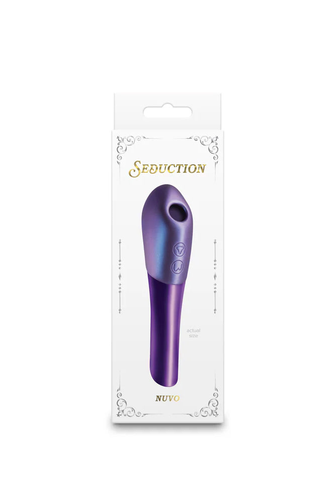 NS Novelties - Seduction - Nuvo Air Pulse Stimulator - Metallic Purple - Stag Shop