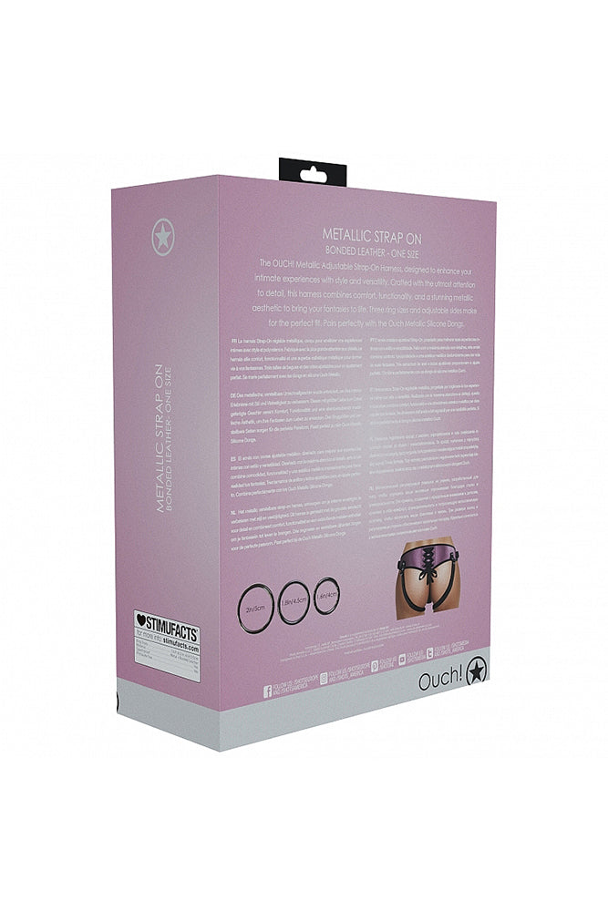 Ouch by Shots Toys - Adjustable Strap-on Harness - Various Colours - Stag Shop