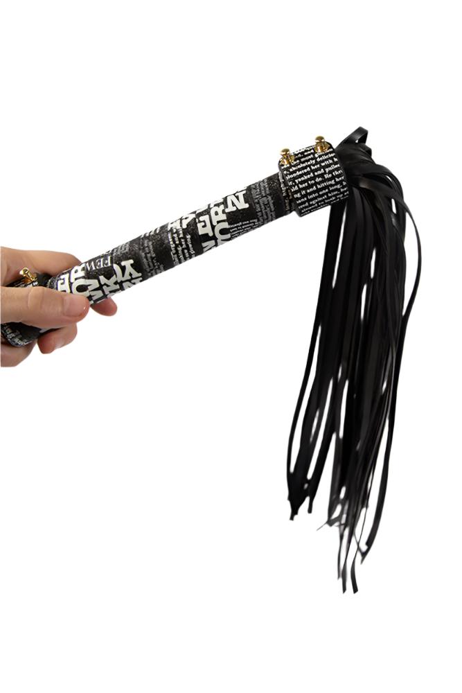 Ouch International - NY Collection - Flogger - Black - Stag Shop