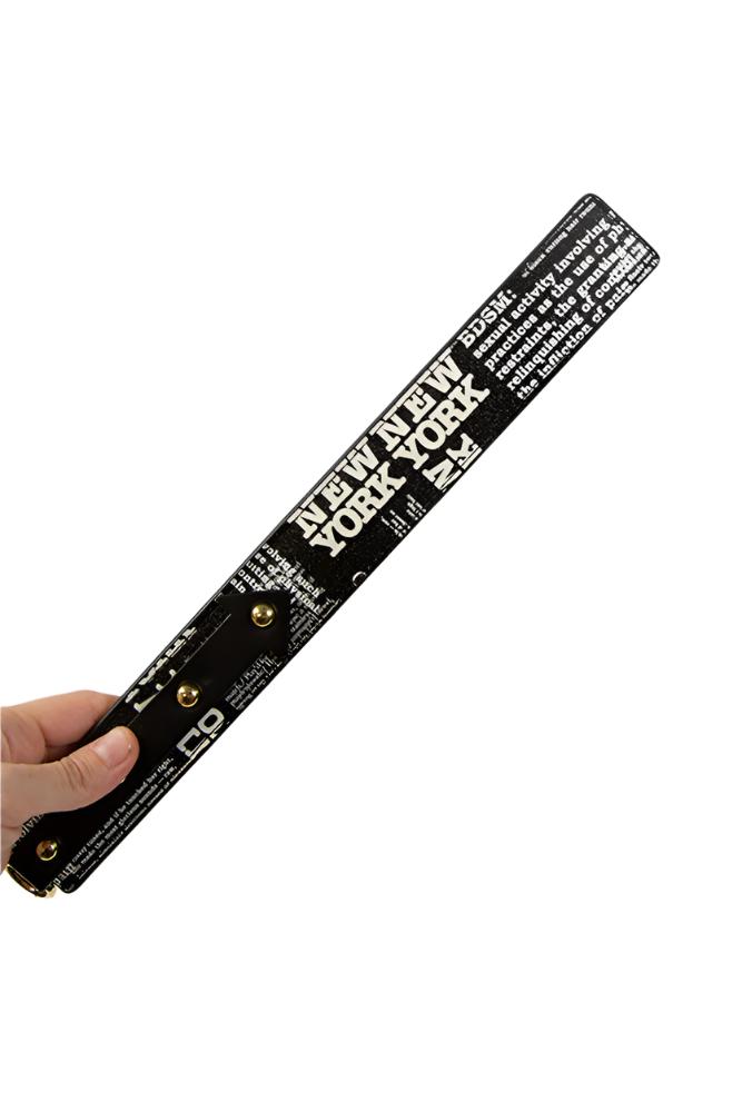 Ouch International - NY Collection - Paddle - Black - Stag Shop