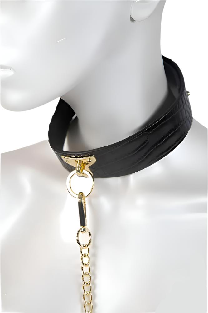 Ouch International - Rome Collection - Bondage Kit with Bag - Black/Gold - Stag Shop