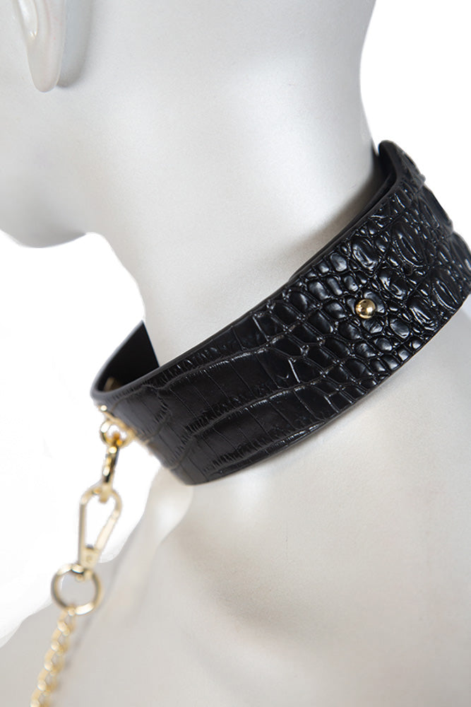 Ouch International - Rome Collection - Bondage Kit with Bag - Black/Gold - Stag Shop