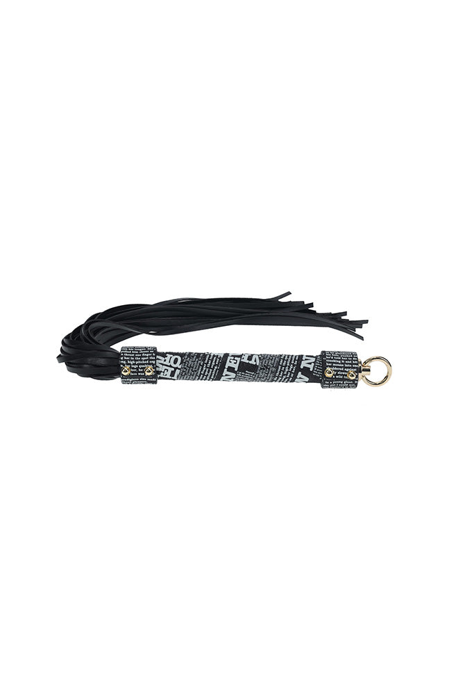 Ouch International - NY Collection - Flogger - Black - Stag Shop