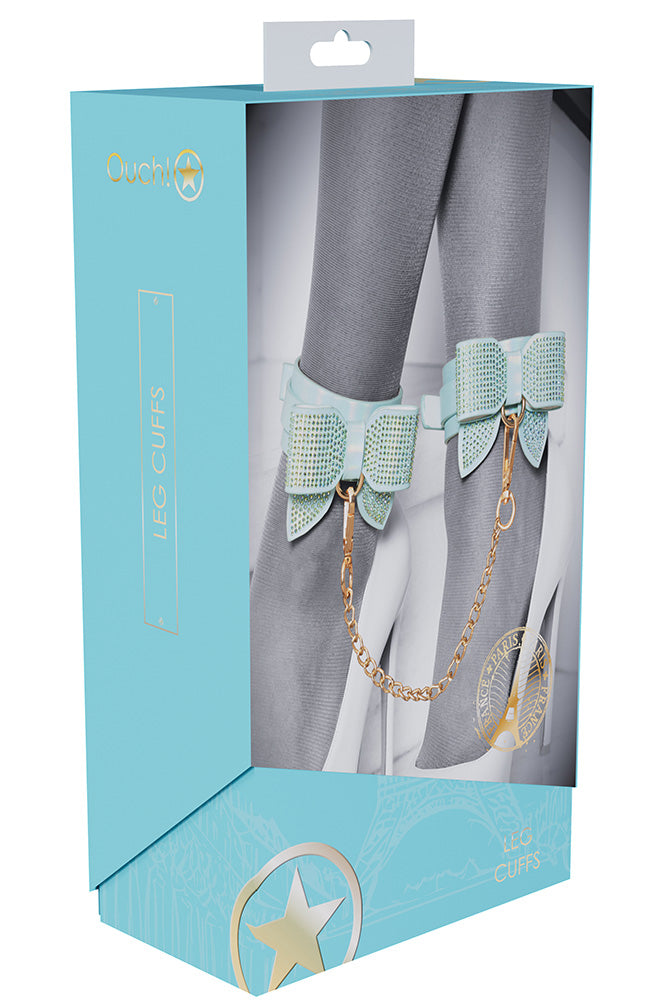 Ouch International - Paris Collection - Leg Cuffs - Various Colors - Stag Shop