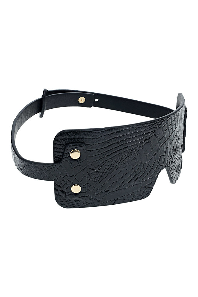 Ouch International - Rome Collection - Blindfold - Black/Gold - Stag Shop