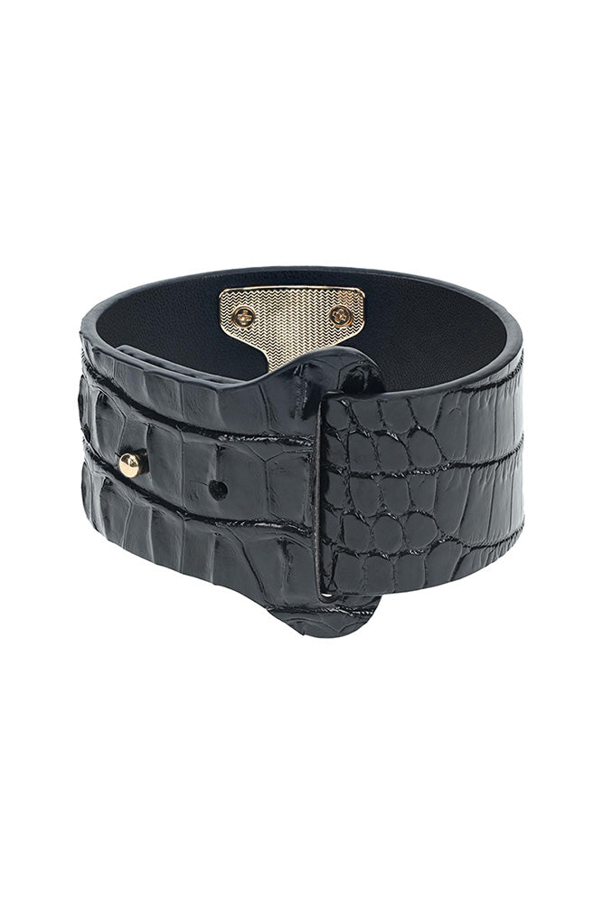 Ouch International - Rome Collection - Handcuffs - Black/Gold - Stag Shop