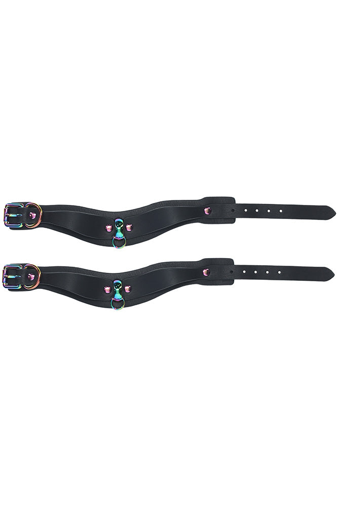 Ouch International - Venice Collection - Handcuffs - Black/Iridescent - Stag Shop