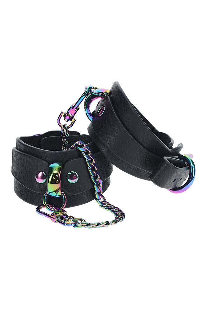 Ouch International - Venice Collection - Handcuffs - Black/Iridescent - Stag Shop