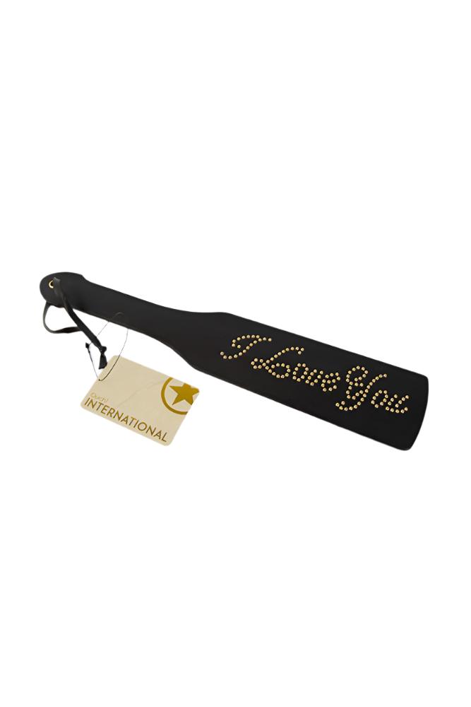 Ouch International - London Collection - Paddle - Black/Gold - Stag Shop