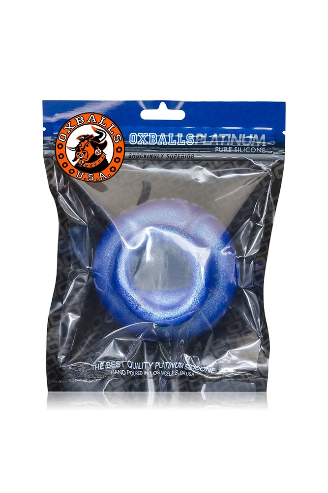 Oxballs - Juicy Pumper Cock Ring - Blue - Stag Shop