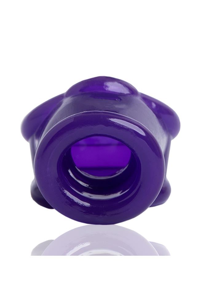 Oxballs - Powersling Cock Ring w/ Ball Stretcher - Purple - Stag Shop