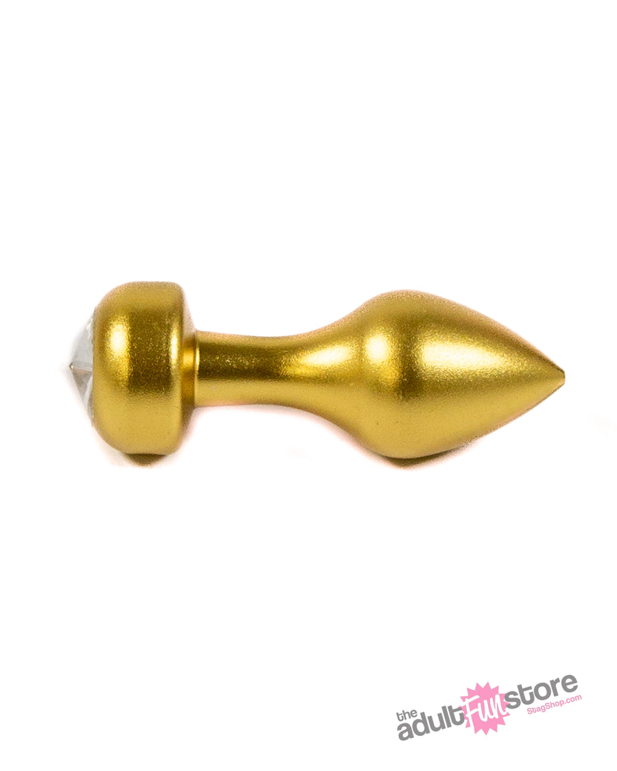 Pipedream - Fetish Fantasy Gold - Mini Luv Butt Plug - Gold - Stag Shop