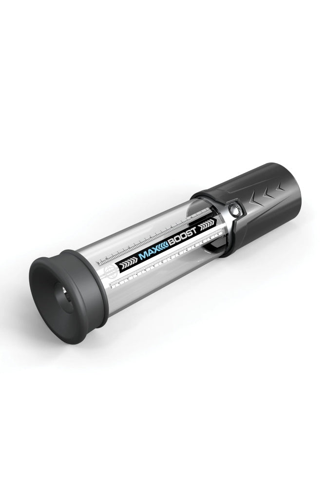Pipedream - Pump Worx - Max Boost Penis Pump -Black/Clear - Stag Shop