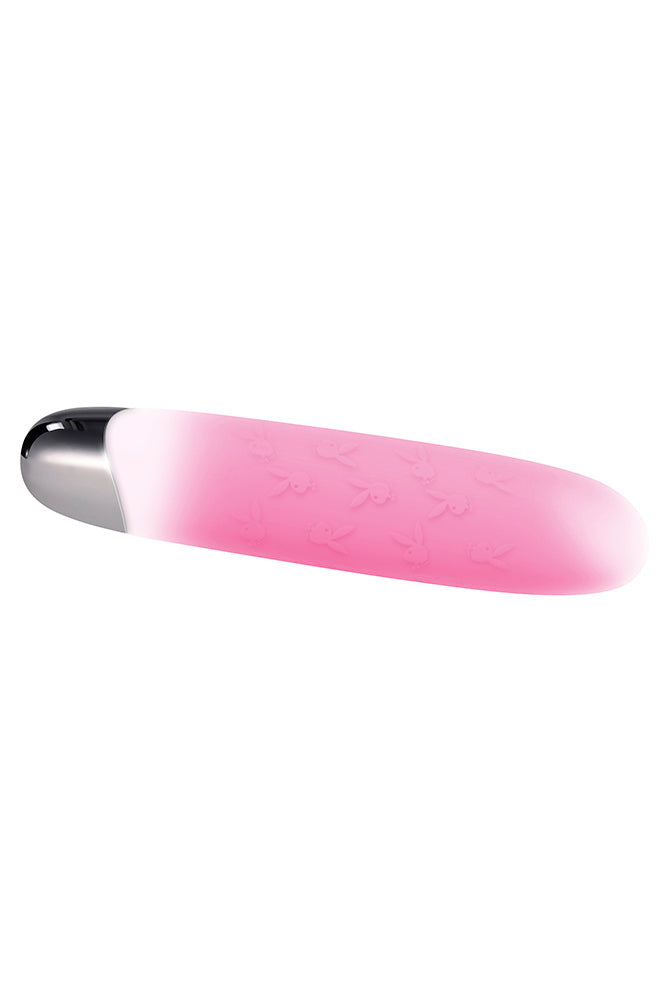 Playboy - Bunnies On Parade Bullet Vibrator - Pink - Stag Shop