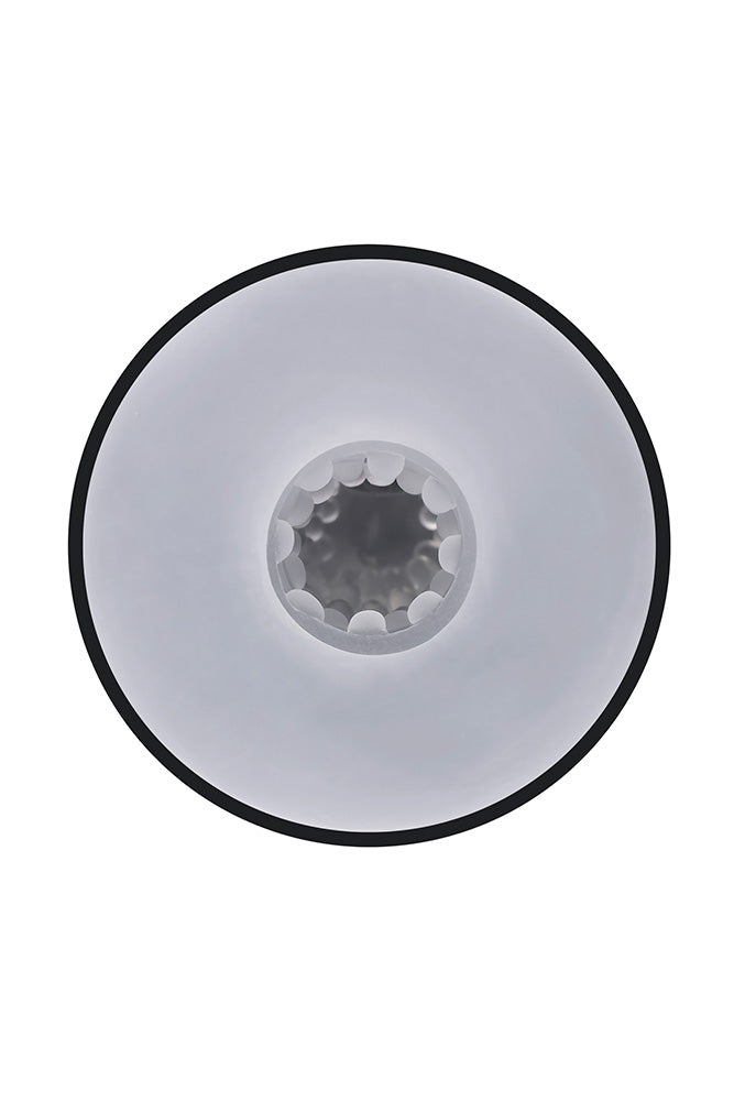 Playboy - End Game Warming & Vibrating Stroker with UV Sanitizing Stand - Black - Stag Shop