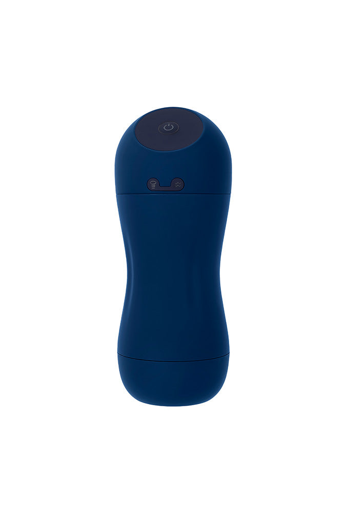 Playboy - Gusto Vibrating & Sucking Stroker - Blue - Stag Shop