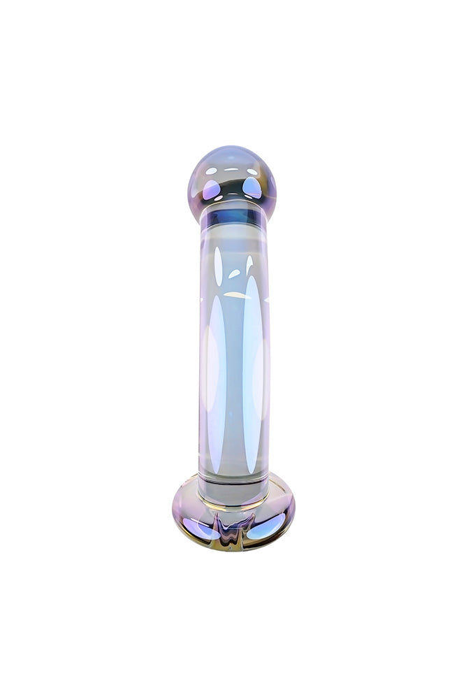 Playboy - Jewels King Glass Dildo - Iridescent - Stag Shop