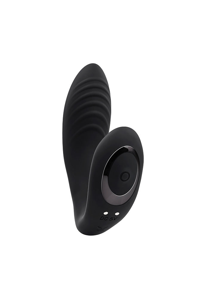 Playboy - Playtime Vibrating Prostate Stimulator - Black - Stag Shop