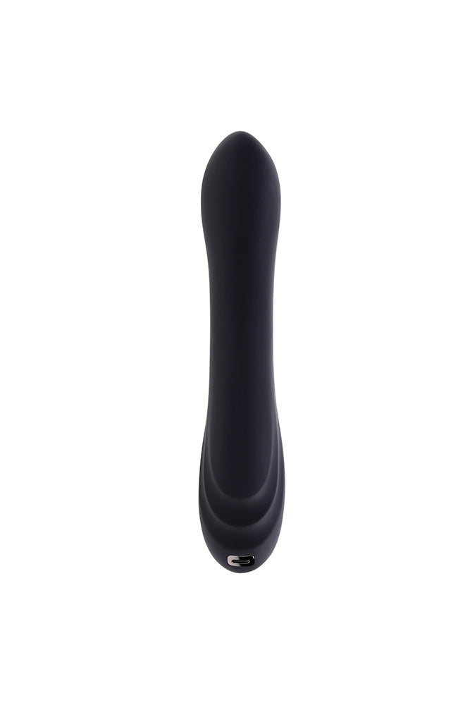 Playboy - Aureus G-Spot Tickling Rabbit Vibrator - Black - Stag Shop