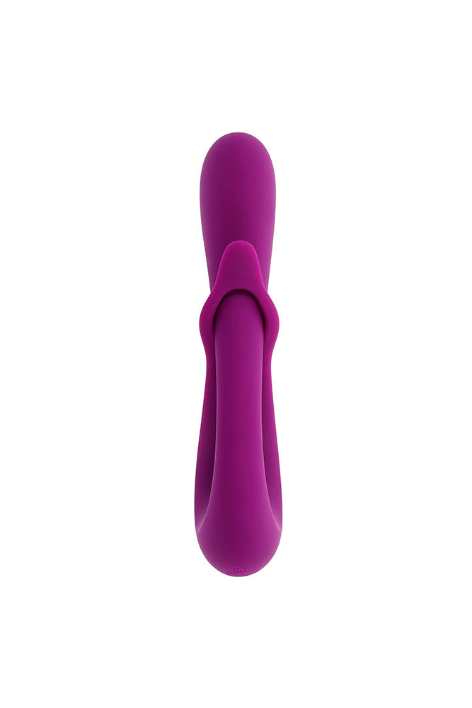 Playboy - Cha Cha Slide Dual Vibrator With Adjustable Clitoral Shaft - Purple - Stag Shop