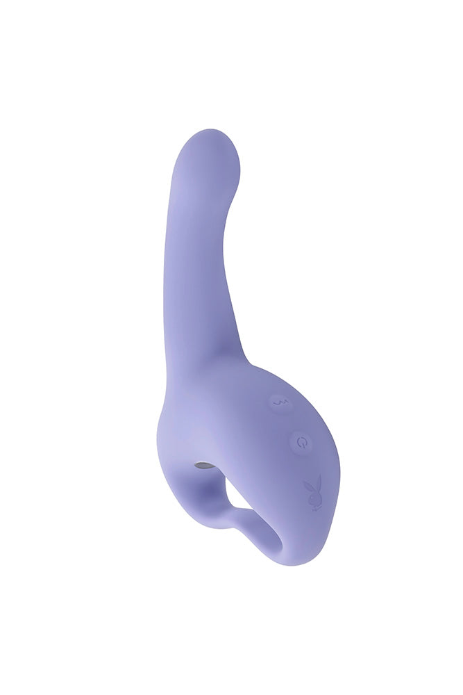 Playboy - Nice To Meet You Come-Hither G-Spot Vibrator - Lilac - Stag Shop