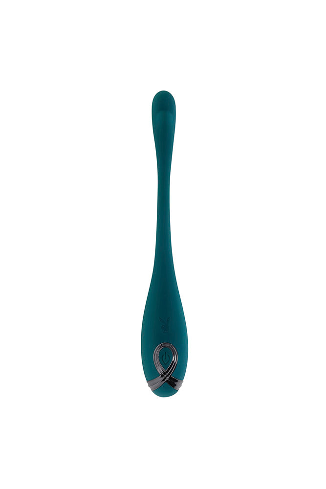 Playboy - Pinpoint Perfection G-Spot Vibrator - Teal - Stag Shop