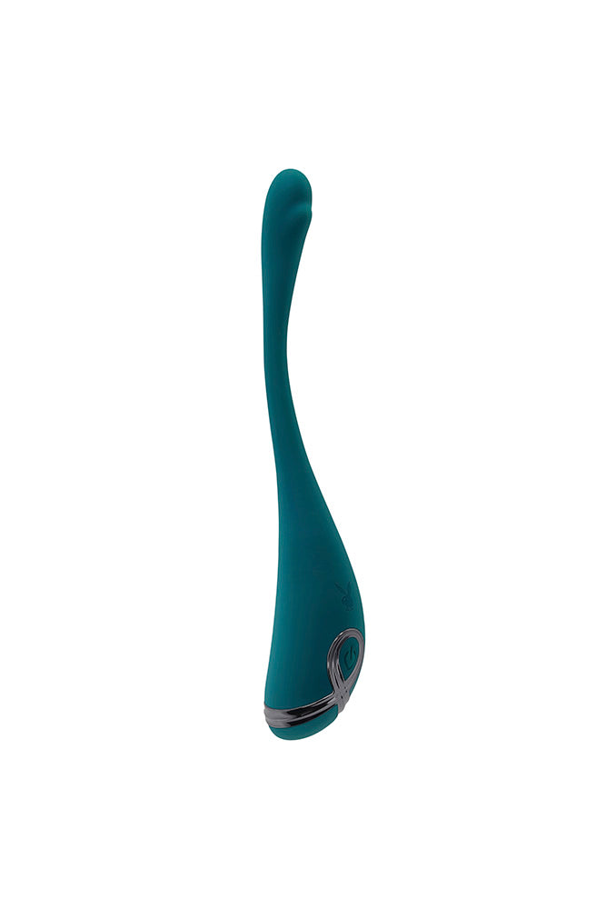Playboy - Pinpoint Perfection G-Spot Vibrator - Teal - Stag Shop