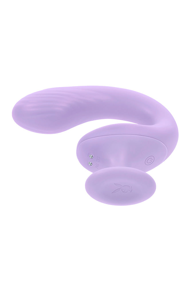 Playboy - Rev Me Up G-Spot Vibrator with Handle - Lilac - Stag Shop