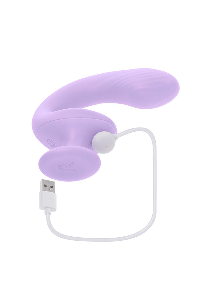 Playboy - Rev Me Up G-Spot Vibrator with Handle - Lilac - Stag Shop