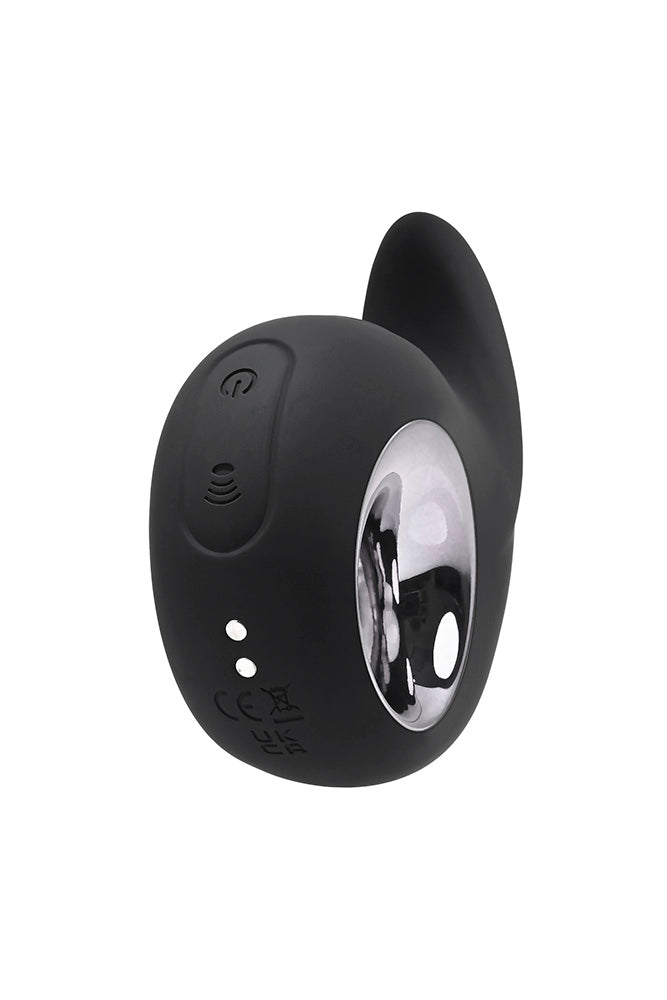 Playboy - Ring My Bell Tapping Vibrator - Black - Stag Shop