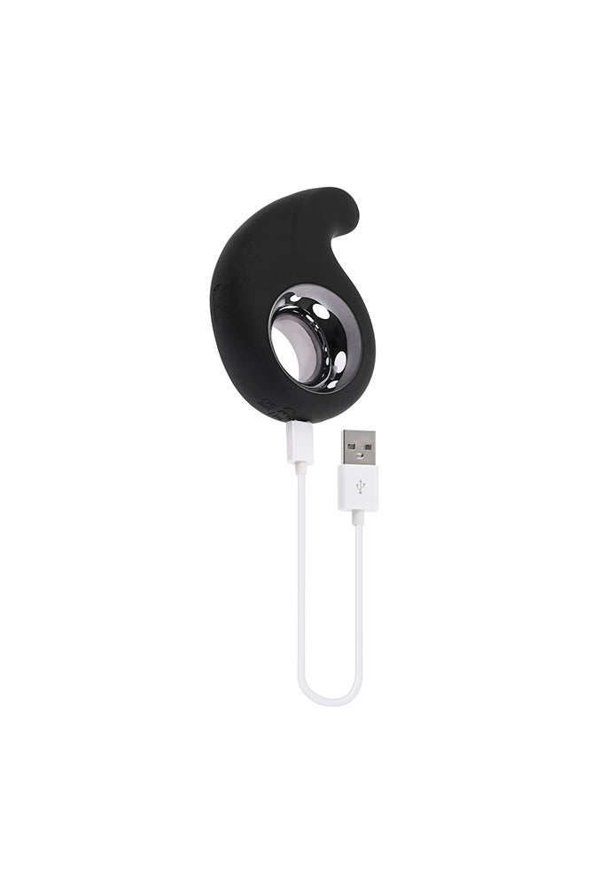 Playboy - Ring My Bell Tapping Vibrator - Black - Stag Shop