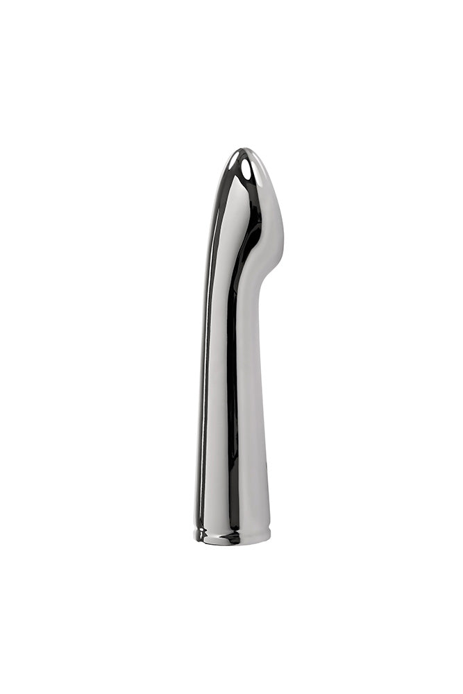 Playboy - Swoon Metal G-Spot Vibrator - Silver - Stag Shop