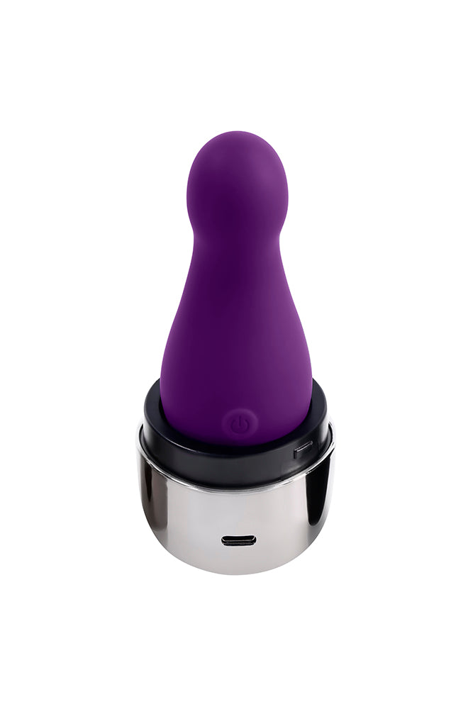 Playboy - The Jet Set - Vibrator Travel Massager - Purple - Stag Shop