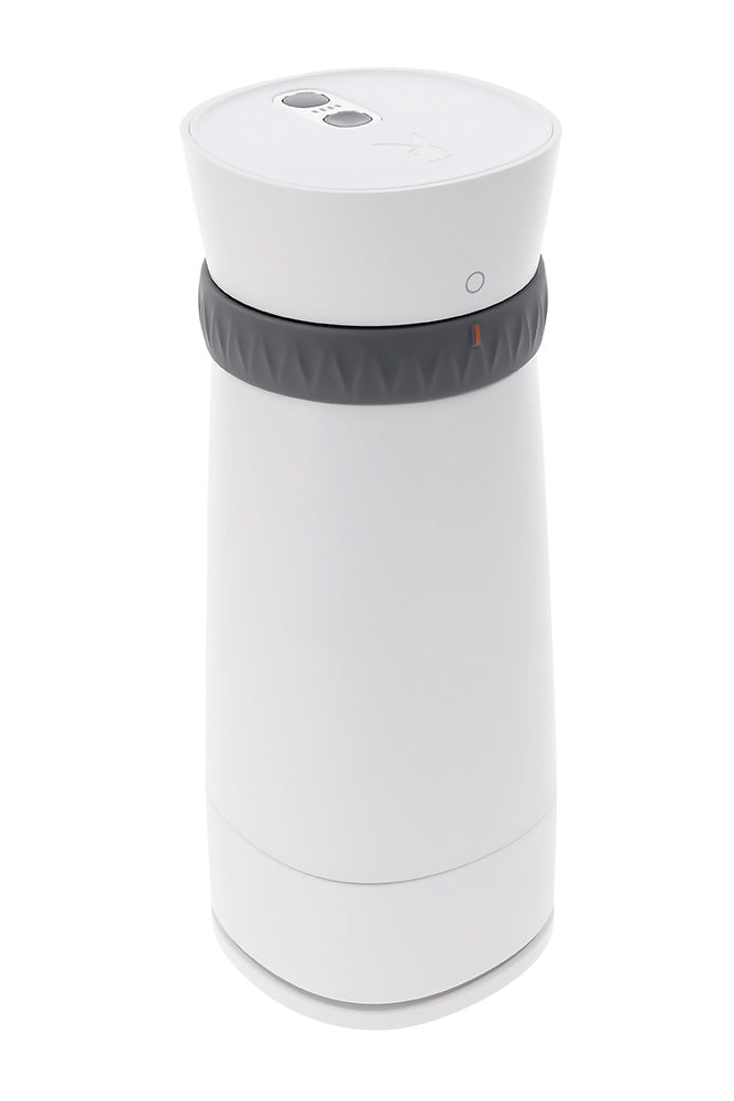 Playboy - Twist & Stroke Warming & Tightening Stroker with UV Cleaning Cap - White - Stag Shop