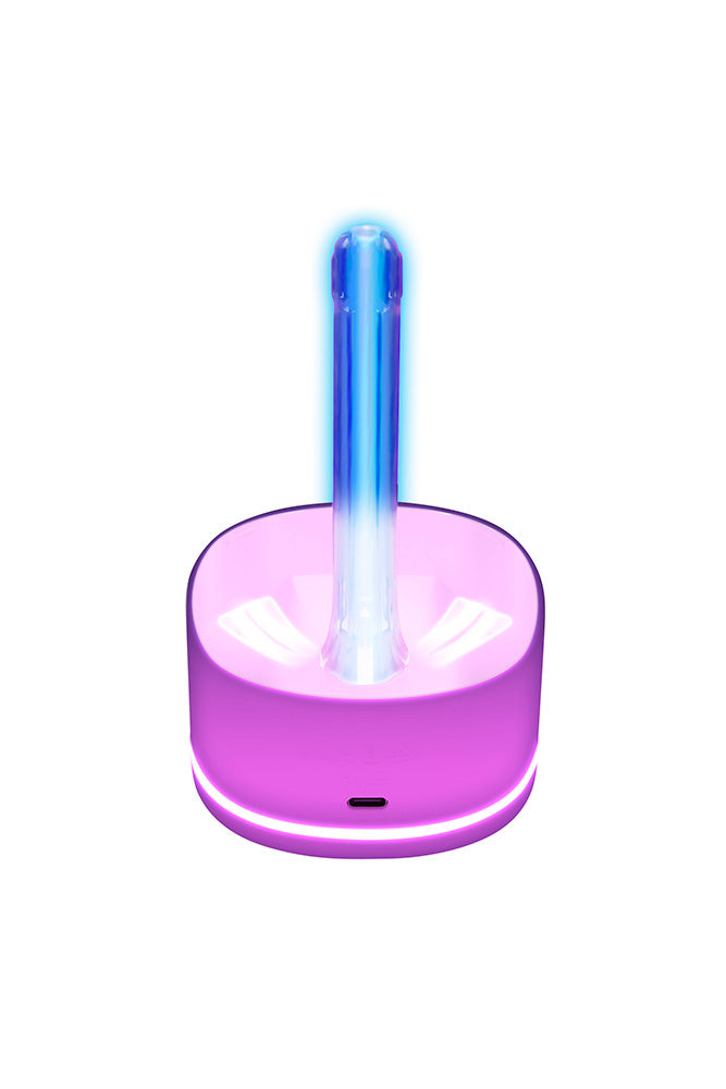 Playboy - Twist & Stroke Warming & Tightening Stroker with UV Cleaning Cap - White - Stag Shop