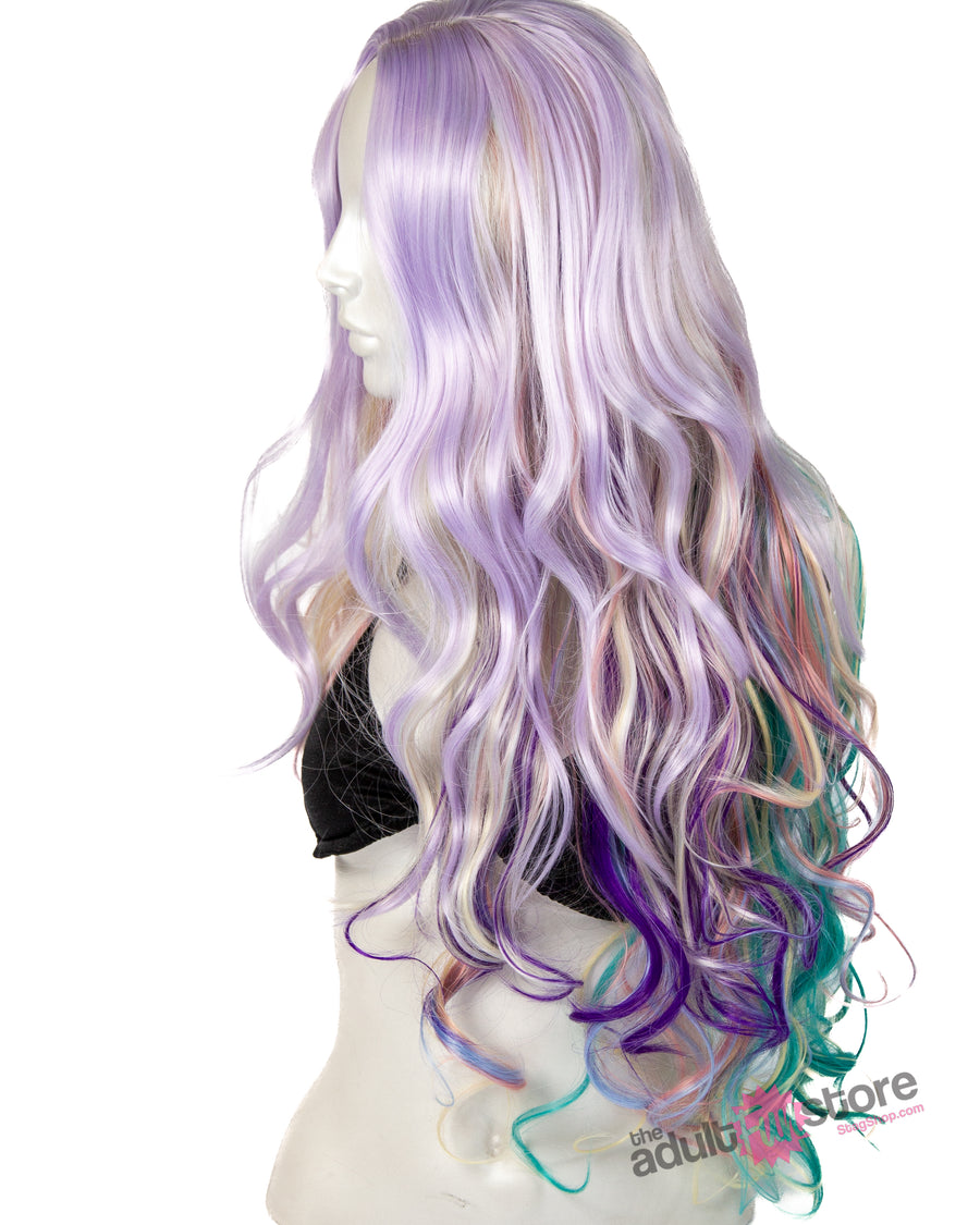 Pleasure Wigs - Ella Wig - Multicolour Pastel - Stag Shop