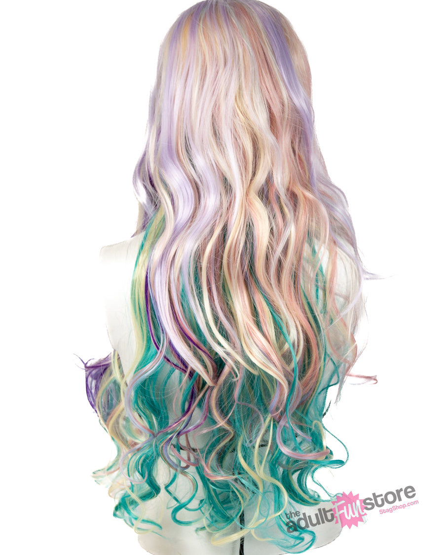 Pleasure Wigs - Ella Wig - Multicolour Pastel - Stag Shop