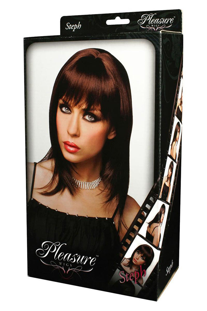 Pleasure Wigs - Steph Wig - Brown - Stag Shop