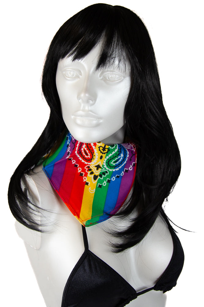 Stag Shop - Paisley Pride Bandana - Rainbow - Stag Shop