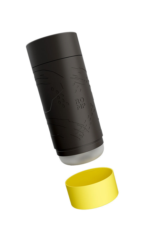 Romp - Dash Stroker with Hard Case - Black/Clear - Stag Shop