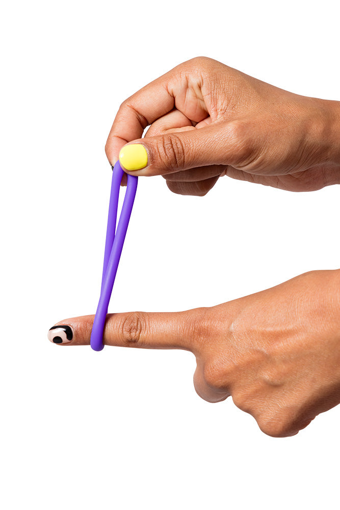 Romp - Remix Trio Penis Ring Set - Purple - Stag Shop