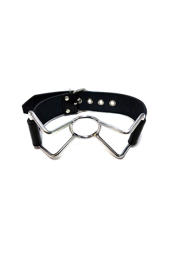 Rouge Garments - Leather Spider Gag - Black/Silver - Stag Shop