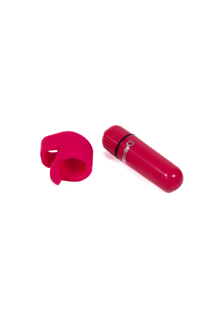 Screaming O - Fing O Slim 4B Vibrating Finger Bullet - Strawberry - Stag Shop
