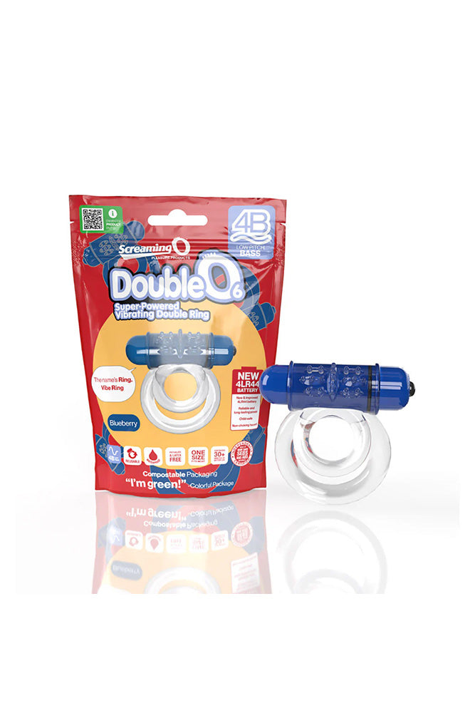 Screaming O - 4B Double O6 Vibrating Double Cock Ring - Various Colors - Stag Shop