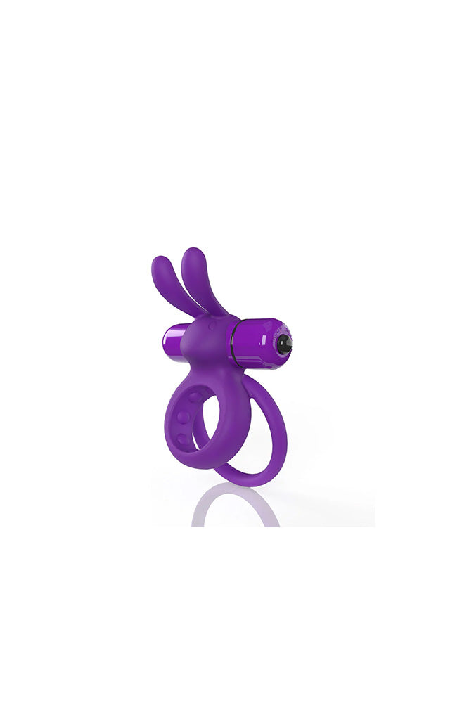 Screaming O - 4B O Hare Vibrating Rabbit Double Cock Ring - Various Colors - Stag Shop