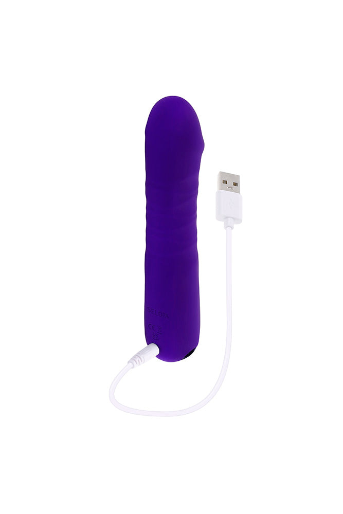 Selopa - Ambition Thrusting Vibrator - Purple - Stag Shop